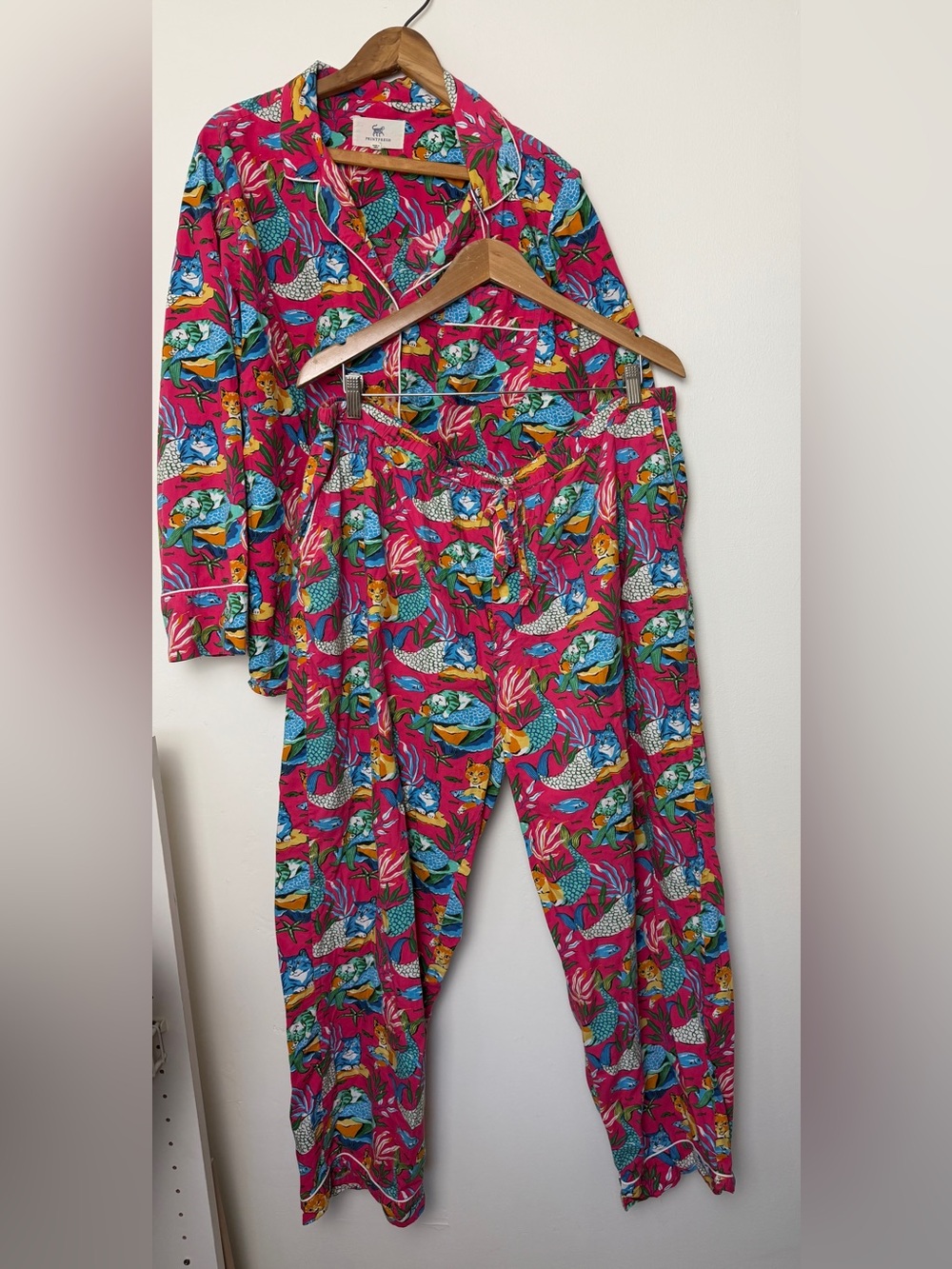PrintFresh Meowing Mermaid Pajama Set